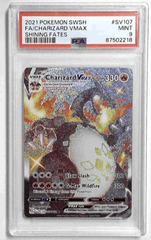 V1031: 2021: FA/CHARIZARD VMAX: SV107/SV122: SHINING FATES: PSA 9: MINT: 87502218